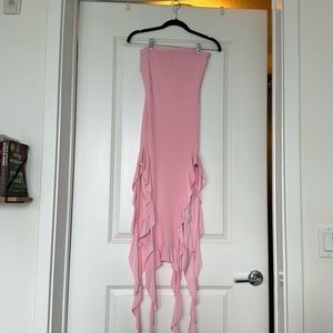Pink Ruffle Dress